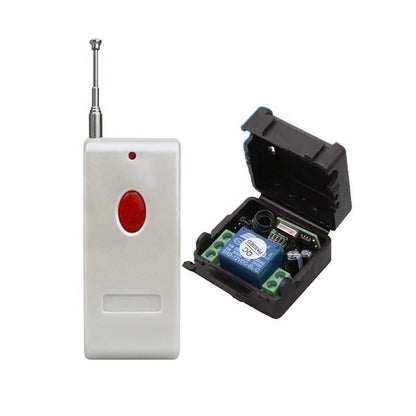 DC 12V 10A 315MHz Single Channel Relay Module RF Wireless Remote Control Switch Receiver and Remote Control Transmitter for Lamp - Electra Traders | Electronic Components & Gadgets India