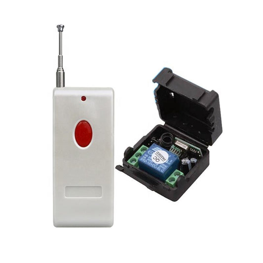 DC 12V 10A 315MHz Single Channel Relay Module RF Wireless Remote Control Switch Receiver and Remote Control Transmitter for Lamp - Electra Traders | Electronic Components & Gadgets India