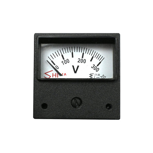 Shiva 0V-300V 64x64x44mm Analog Voltmeter - Electra Traders | Electronic Components & Gadgets India