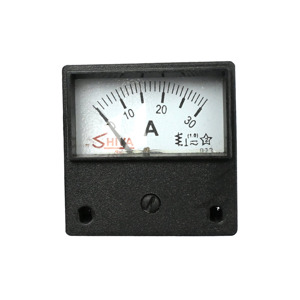 Shiva 0-30A 64x64x57mm Square Shape Analog Ammeter - Electra Traders | Electronic Components & Gadgets India