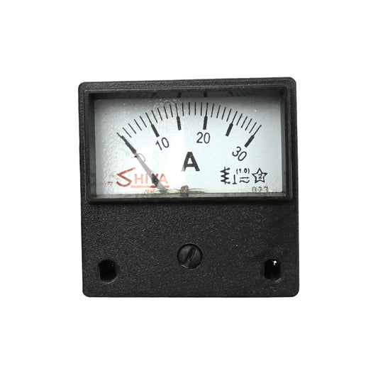 Shiva 0-30A 64x64x57mm Square Shape Analog Ammeter - Electra Traders | Electronic Components & Gadgets India