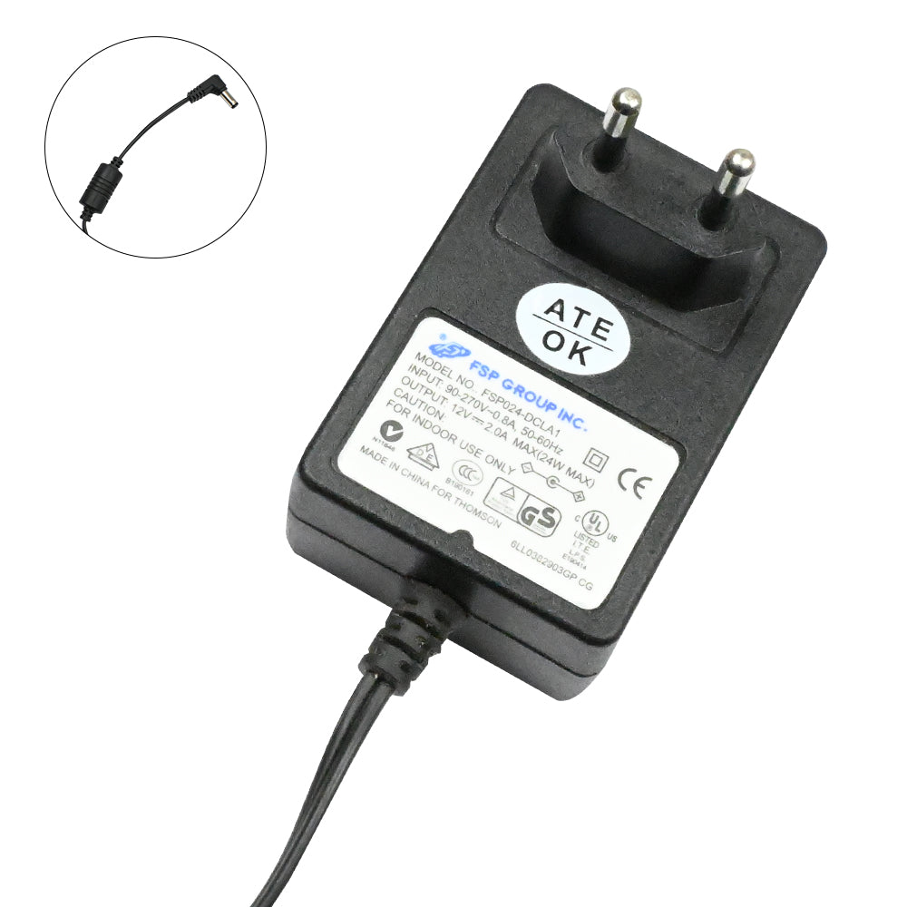 12V 2A 24W AC-DC Power Adapter - Electra Traders | Electronic Components & Gadgets India