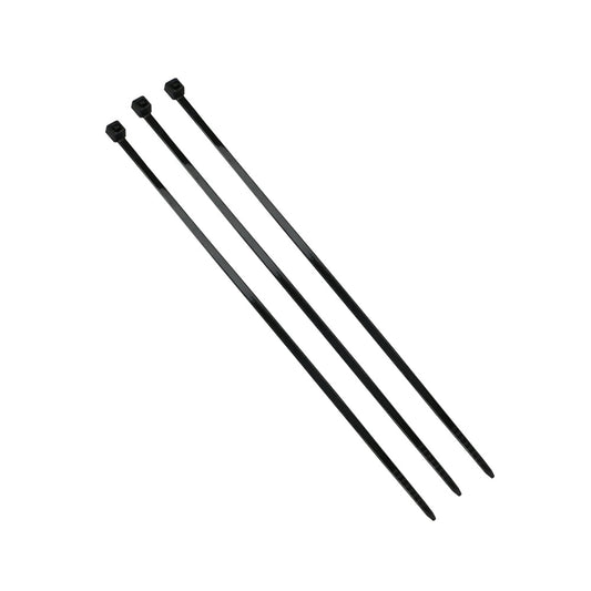 100 x 2.5mm Black Nylon Cable/Zip Tie - Electra Traders | Electronic Components & Gadgets India