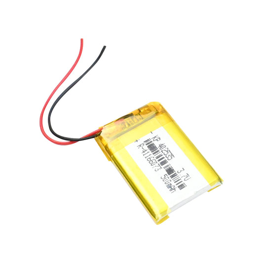 KP 402535 3.7V 500mAh Lithium Polymer Battery - Electra Traders | Electronic Components & Gadgets India