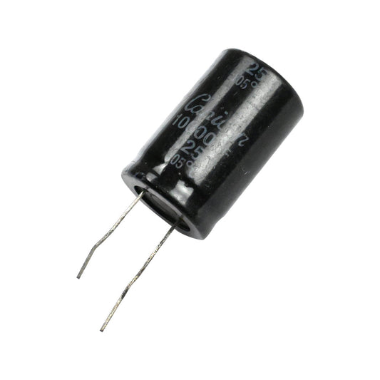 10000uF 25V Through Hole Electrolytic Capacitor - Electra Traders | Electronic Components & Gadgets India