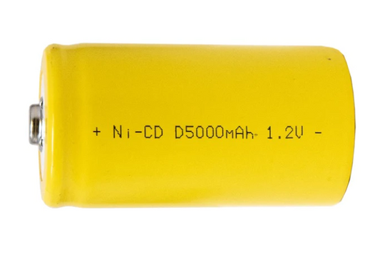 1.2V 5000mAh D Size Nickel Cadmium Rechargeable Battery - Electra Traders | Electronic Components & Gadgets India