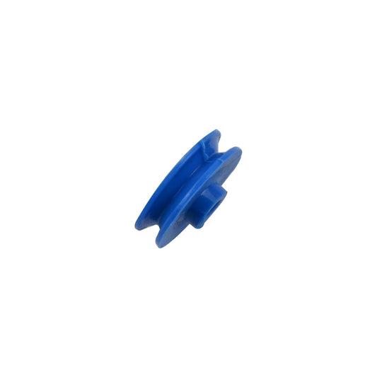 14mm Blue Plastic Pulley - Electra Traders | Electronic Components & Gadgets India