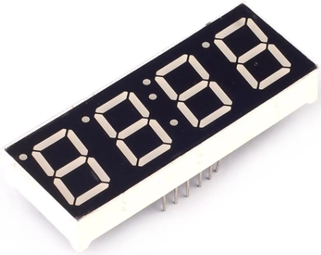 0.56 Inch 4 Digit White Seven Segment Display (Common Anode) - Electra Traders | Electronic Components & Gadgets India