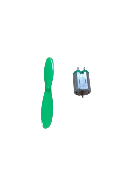 1mm Shaft DC Micro Motor with Propeller - Electra Traders | Electronic Components & Gadgets India