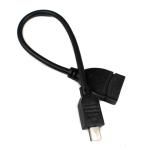 USB Type-A Female to USB Mini-B Male Adapter Cable (Pack of 2)