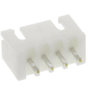4 Pin JST Connector Male - 2.54mm Pitch (Pack of 100)